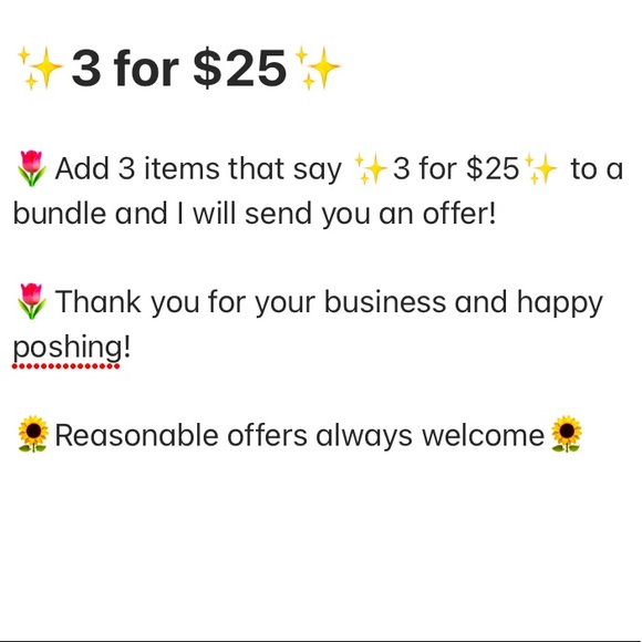 ✨✨Lots of 3 for $25✨✨ deals!!! - Picture 1 of 1